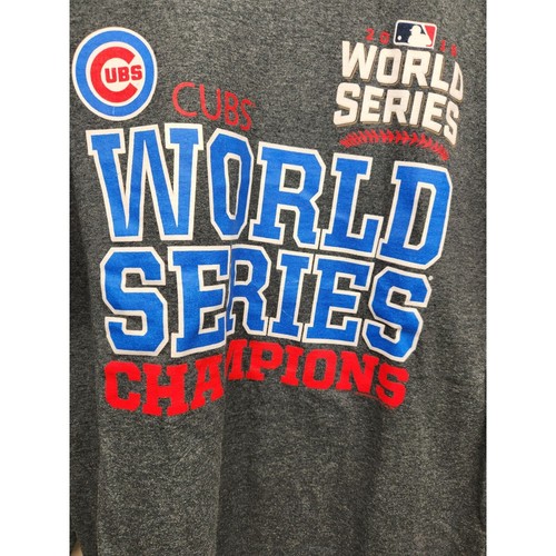 Camiseta MLB Chicago Cubs Campeones Serie Mundial 2018 - Talla Mediana - Imagen 2 de 6