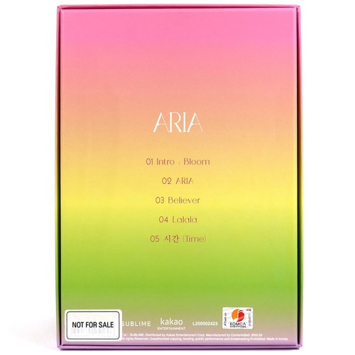 Yerin - Aria [Day Ver.] Signed Autographed Mini Album CD Promo GFriend 2022 - Bild 3 von 5