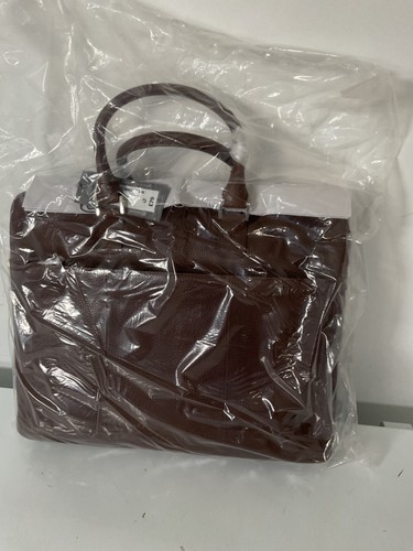 LUXURY BRAND NEW LEATHER FORMAL BRIEFCASE DARK BROWN COLOUR RRP£99 - Picture 9 of 22