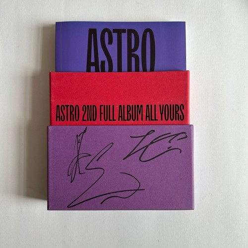 ASTRO 2ND FULL ALBUM 'ALL YOURS' - ME ALL MEMBER HAND SIGNED AUTOGRAPHED RARE - Picture 18 of 22