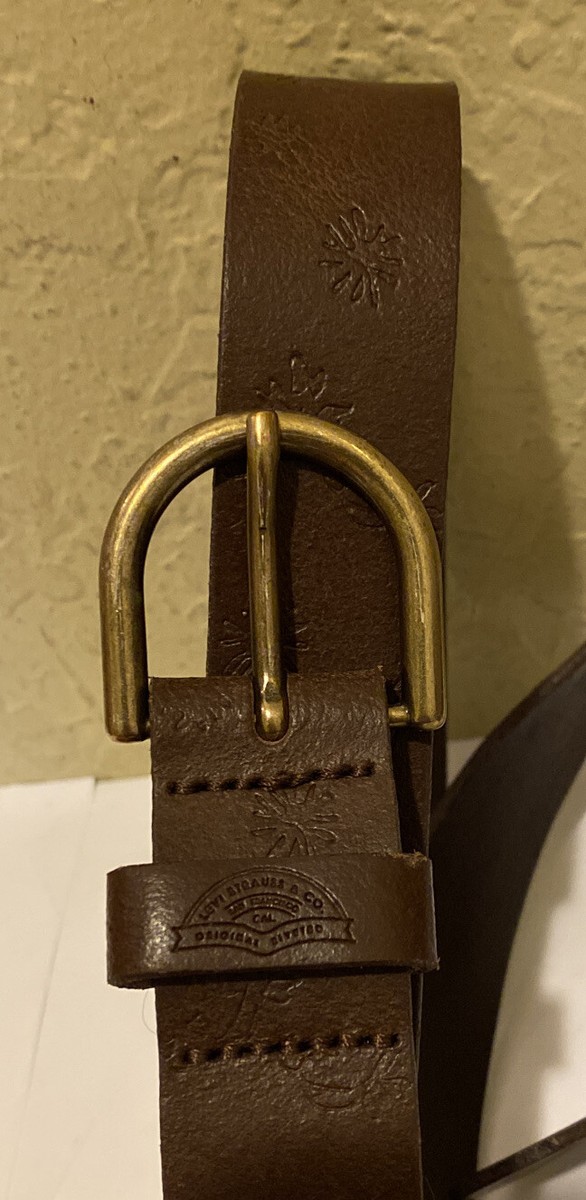Vintage Levis Women's Size 36 Bovine Leather Belt Brown 1 Vintage Levis Women's Size 36 Bovine Leather Belt Brown 1
