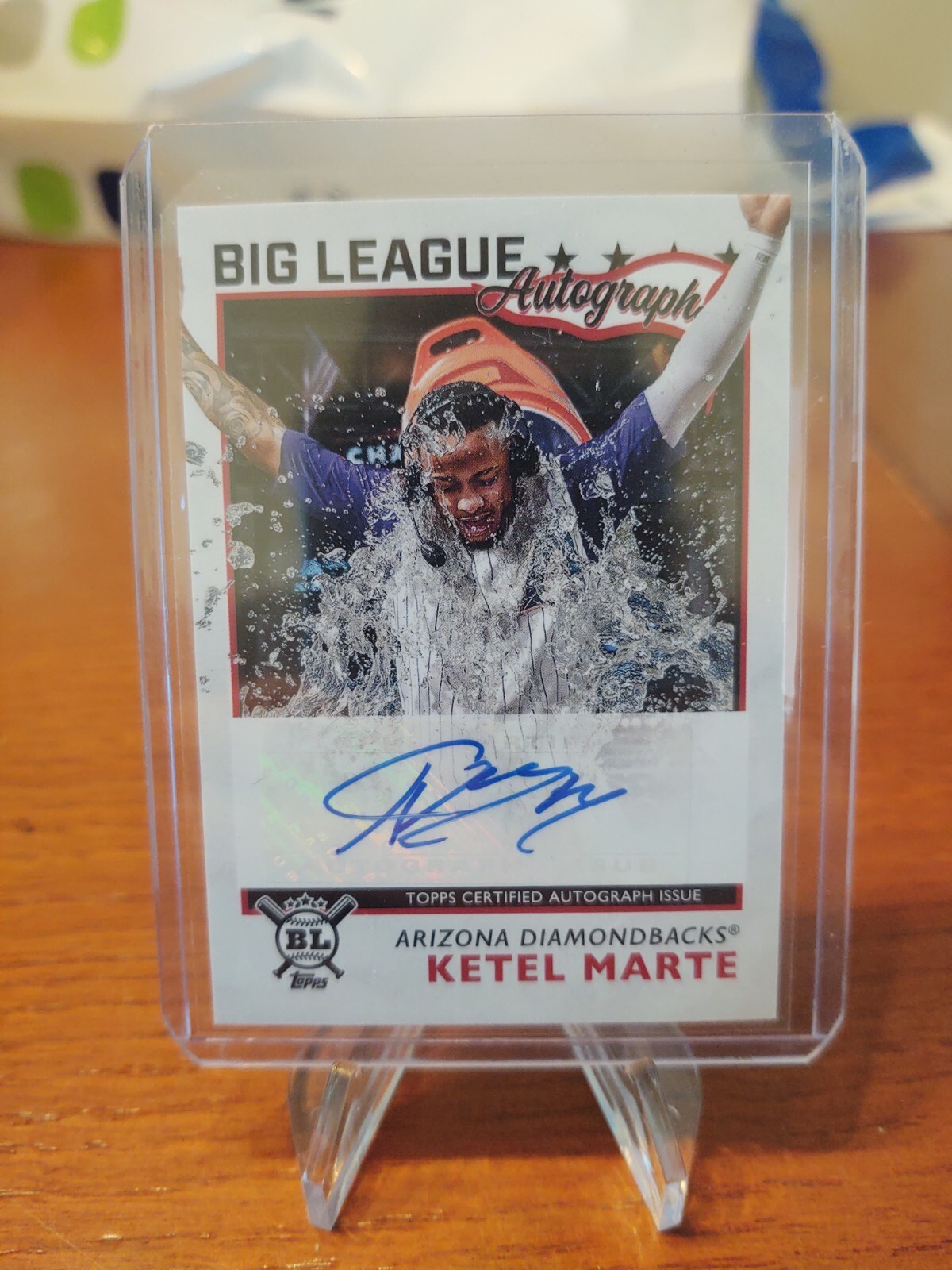 2020 Topps Big League - Big League Autographs #BLA-KM Ketel Marte (AU)