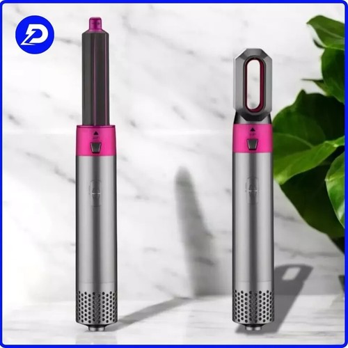 SPAZZOLA ASCIUGACAPELLI 5 IN 1 CON ACCESSORI INTERCAMBIABILI + COFANETTO - Zdjęcie 6 z 9
