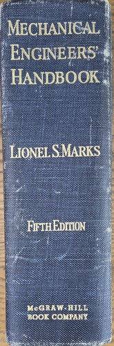Mechanical Engineers' Handbook Lionel S. Marks Textbook 5th Edition 1951 - Bild 3 von 4