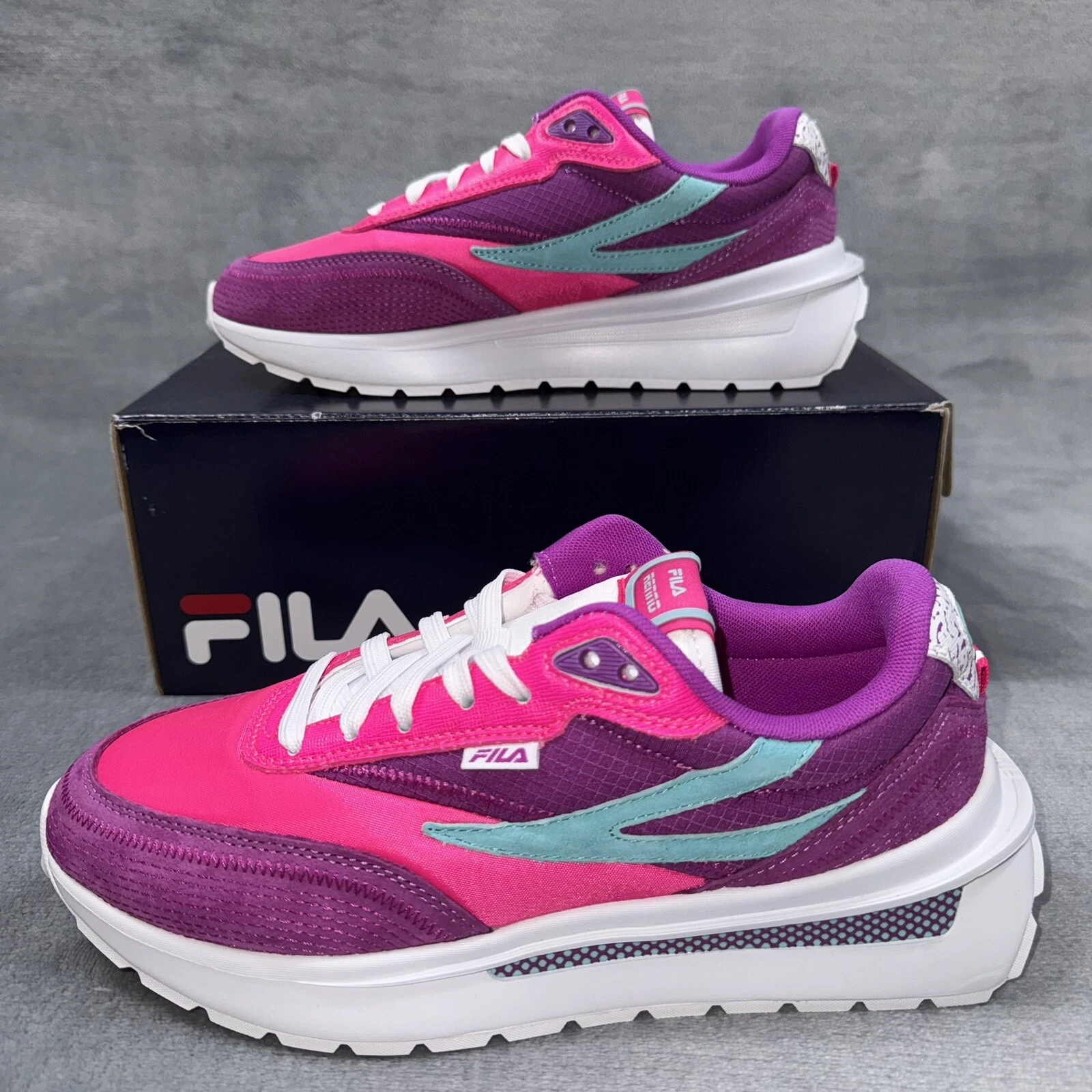 Fila Renno (GS) Lifestyle Shoes Multicolor 3RM02044-152 Youth Big Kids' NEW
