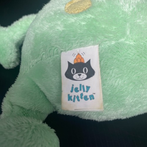 Jellycat Jelly Kitten Green Frog Plush Boing Sound Spots 10" Stuffed Animal Baby - Picture 6 of 6