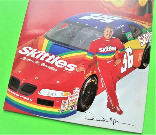 Derrike Cope Nascar 1997 kit de prensa de carreras tarjeta de héroe de datos Pontiac G-PRIX Skittles - Imagen 6 de 7
