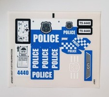 LEGO 4440 Forest Police Station Original Sticker Sheet - Authentic Decals