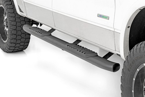Rough Country Black Oval Steps for 2009-2014 Ford F-150 2WD/4WD - 21007