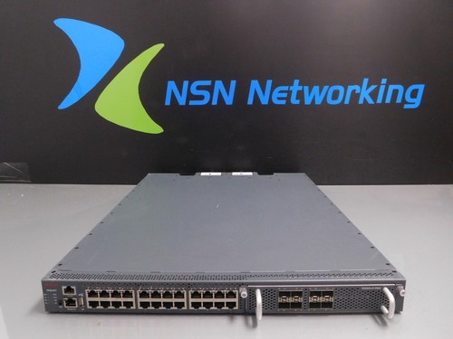 Avaya VSP 7024XT AL7000S2X-E6 24-Port Gigabit Switch w/ 7008XLS-MDA NO PSU - Picture 1 of 9