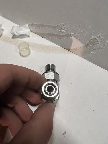 Nueva junta tórica Meyer 22866 codo 90 grados 3/8"" SAE faceseal accesorio de bloque de bomba - Imagen 6 de 7