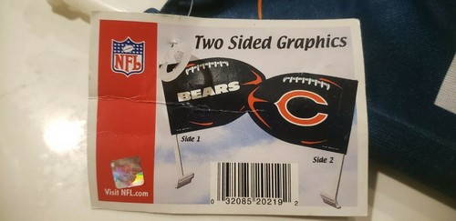 NFL Chicago Bears Football Shaped Car flag - Picture 3 of 4