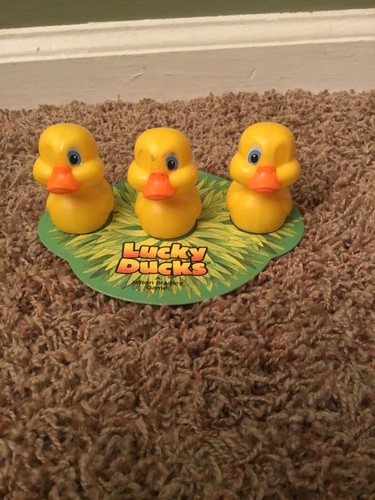 Vintage 1994 Milton Bradley Lucky Ducks Motorized Ducky-Go-Round Game Works - Picture 15 of 18