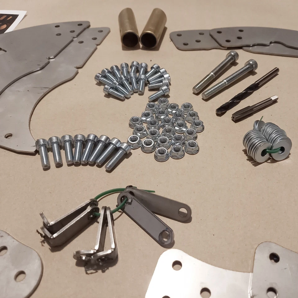 Can Am Maverick X3 XRS / XDS Rear Wheel & Brake Guards, Stainless Steel, PAIR - Image 2 of 4