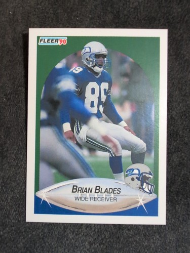 1990 Fleer Brian Blades Seattle Seahawks #263 Football Karte - Bild 1 von 2