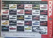 EuroGraphics Corvette Evolution Jigsaw Puzzle (1000-Piece) , Blue 