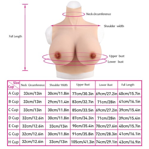KnowU Realistic Stampi per seno in silicone C/D/E/G Cup tette finte Crossdresser - Imagen 3 de 22