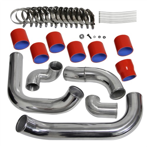 Turbo Intercooler Piping Kit For Toyota Chaser Cresta Mark II JZX90 JZX100 Red - Picture 3 of 9