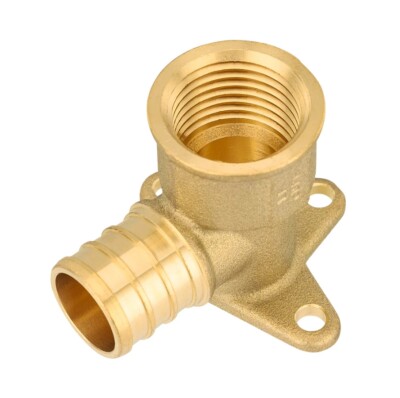 EFIELD 3/4''Pex ×3/4''Female NPT Drop Ear Elbow Crimp Brass Fitting Free Shipping