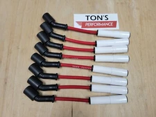 Ton's Ceramic 8mm LS1 Red Spark Plug Wire Set Corvette Camaro 97+