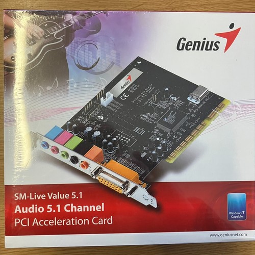 Genius Audio 5.1 Channel PCI Acceleration Card
