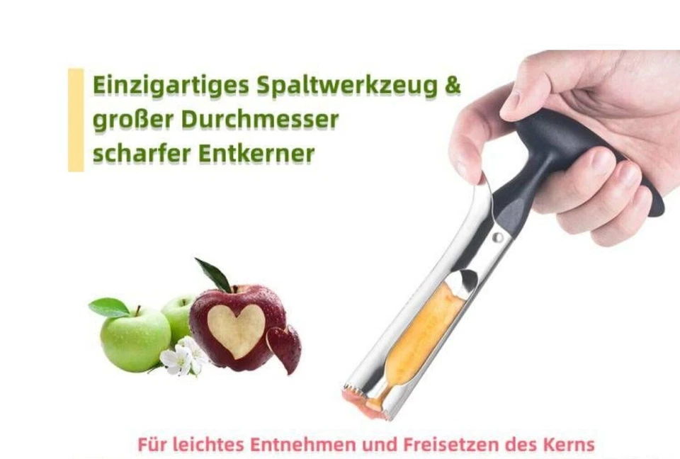 Apfelentkerner Edelstahl Apfelausstecher Apfel Entkerner Obst Ausstecher - Bild 4 von 4