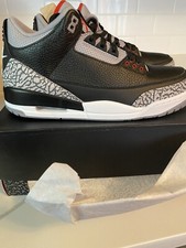 Size 11 Jordan 3 Retro Og Black Cement 18 For Sale Online Ebay