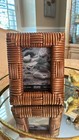 Sicura Signature Series 4x6 Picture Frame. Brown Woven. NWOT
