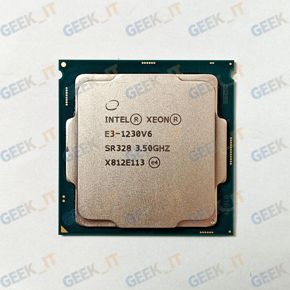 ✅Intel Xeon E3-1230v6 SR328 3.5GHz 4C / 8T 8MB 72W LGA1151 CPU E3 1230 v6 - Image 2 of 3