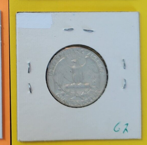 Lot of 4 - 1943-S 1956 1957-D 1962 Silver Washington Quarters 25 Cents US Coins - Picture 9 of 9