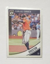 2018 Panini Donruss Optic CARLOS CORREA Card #129 Houston Astros