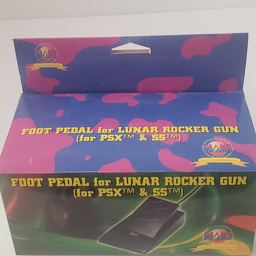 Pedal de pie Naki para pistola rockera lunar Sony Playstation PS1 y Sega Saturn nuevo - Imagen 6 de 7