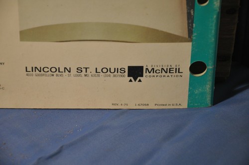 Vintage Lincoln Materials Dispensing Systems Catalog 43 1975 Pumps Automotive - Picture 3 of 7