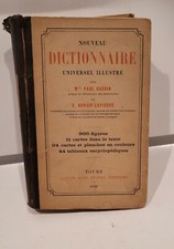 NOUVEAU DICTIONNAIRE UNIVERSEL ILLUSTRE ~ GUERIN PAUL ~ BOVIER-LAPIERRE ~ 1892