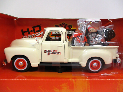 ミニカー Maisto 1950 Chevrolet 3100 Harley-Davids MAISTO - 1950 CHEVROLET 3100 PICKUP TRUCK HARLEY-DAVIDSON HERITAGE