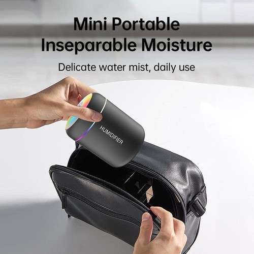 180ml Mini Luftbefeuchter USB Elektrische Aroma Diffusor Ätherisches Öl Reiniger - Bild 5 von 26