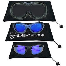 Microfiber Cleaning Pouch  Case w Drawstring for Sunglasses Glasses 3 sizes