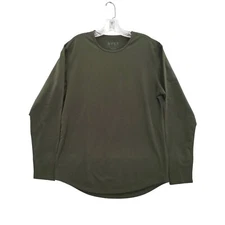 BYLT Olive Green Long Sleeve Drop Cut L/S T-Shirt BYLT Blend Mens Size M