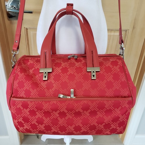 TUMI Travel Luggage Carry-on Sieanna Leather Signature Collection Satchel Bag - Picture 2 of 15