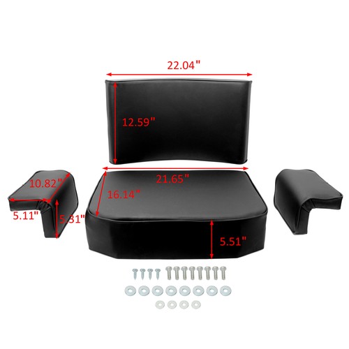 Asiento con reposabrazos + respaldo para John Deere Crawler Dozer 420 430 440 1010 2010 - Imagen 2 de 17