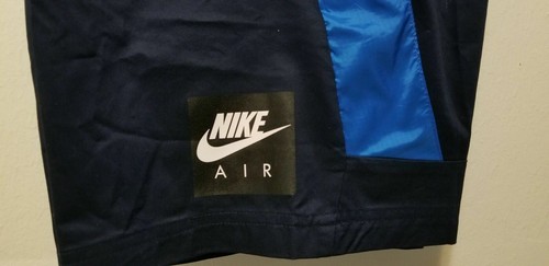 SZ LARGE RARE 🆕🔥 Nike Sportswear Men's Air Blue Knee Length Woven Shorts 💰$70 - Picture 4 of 12