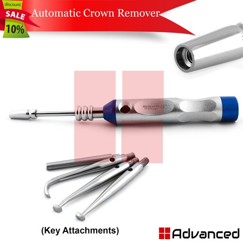Dental Crown Remover Bridge Removal With Attachments Restoration Instruments - Picture 3 of 4