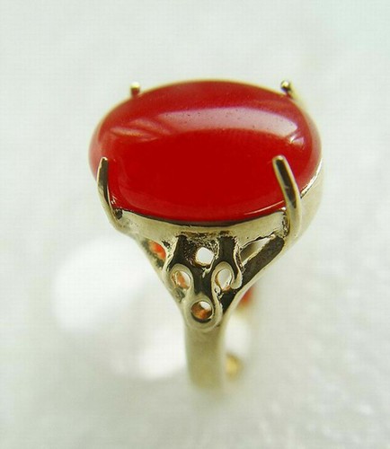 Genuine Multicolor Jade 18K Gold plated Ring AAA Grade 4size choose - Picture 6 of 9