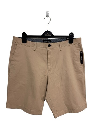 Michael Kors Men's Khaki Stretch Dress/Golf Chino Shorts Size 36 - Picture 6 of 11