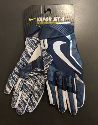 【S】NIKE VAPOR JET 4.0 SILVER アメフト グローブ Nike Vapor Jet 8.0 Football Gloves (1 Pair). Nike.com