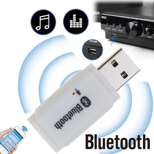 Adaptateur haut-parleur audio stéréo sans fil USB Bluetooth voiture F9G1 réception ❁UK - Photo 2/12