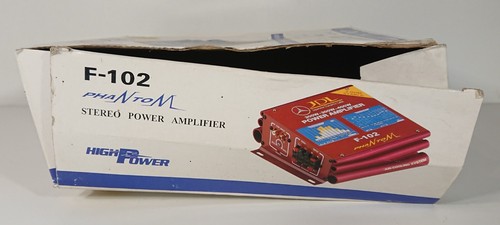 Amplificador amplificador de potencia JDL F 102 Phantom 2 ohmios estable 200 W + 200 W - Imagen 12 de 12