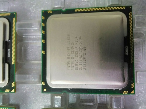 Lot 4xIntel Xeon L5630 @2.13 GHz (2.4GHz) 4 Cores/8 Threads 12M LGA1366 40 Watt! - Photo 4/8