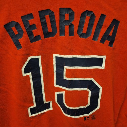 Camiseta Dustin Pedroia Medias Rojas de Boston MLB mercancía genuina #15 MVP béisbol  - Imagen 6 de 6