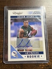 A123,135 - 2011 Score Signatures #305 Akeem Ayers Auto